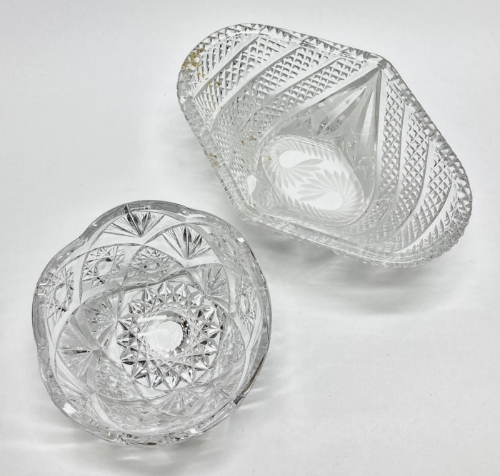 Салатники, хрусталь, СССР, 2 шт