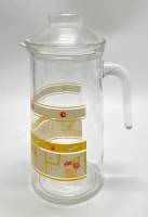 Графин кувшин с крышкой, стекло, СССР