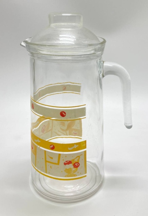 Графин кувшин с крышкой, стекло, СССР