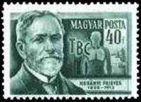 (1954-056) Марка Венгрия "Фригис фон Кораний"    Ученые III Θ