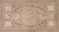 (№1922P-54a) Банкнота Эстония 1922 год "25 Marka"
