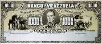 (№1897P-S275) Банкнота Венесуэла 1897 год "1,000 Boliacute;vares"