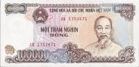 (№2000P-117a) Банкнота Вьетнам 2000 год "100,000 Đồng"