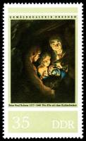 (1977-036) Марка Германия (ГДР) "Старуха с жаровней"    Питер Пауль Рубенс III Θ