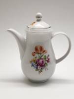 Кофейник чайник Мейсенский букет Kahla Кахла Германия фарфор высота 18 см