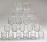 Квасные пивные чайные кружки хрустальные 20 штук СССР Высота 9 см