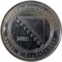 (№2005km121) Монета Босния и Герцеговина 2005 год 5 Feninga