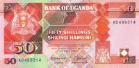 (,) Банкнота Уганда 1987 год 50 шиллингов    UNC