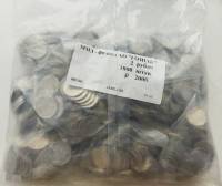 2020ммд Банковский мешок монет Россия 2 рубля 1000 штук  Пломба Сталь  UNC