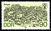 (1988-030) Марка Германия (ГДР) "Берген"    Города ГДР II Θ