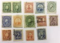 --  Набор марок Мексика 14 шт.  Гашёные , II Θ
