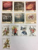 (--) Набор марок Австралия "11 шт."  Гашёные  , III Θ