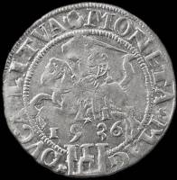(№1535) Монета Литва 1535 год 1 Groat (1 Grascaron)