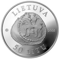 () Монета Литва 2005 год 50 лит ""   AU