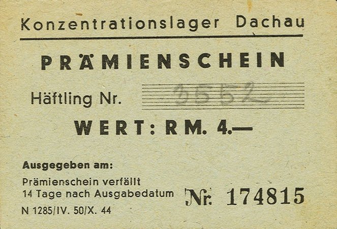 (№1945) Банкнота Германия 1945 год &quot;4 Reichsmark&quot;