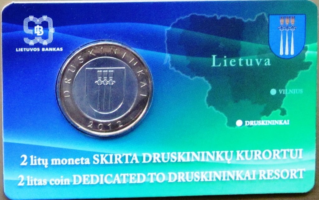() Монета Литва 2012 год 2  &quot;&quot;    AU
