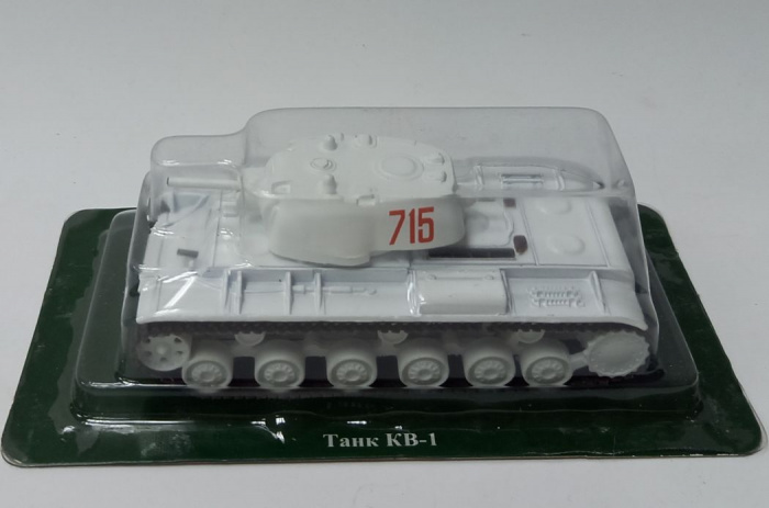 &quot;Русские танки&quot;,модель Танк Т-34/85 (зимний камуфляж) (в коробке-блистере)