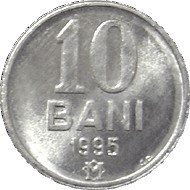 (№1995km7) Монета Молдова 1995 год 10 Bani