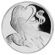 (№1983km75) Монета Каймановы острова 1983 год 2 Dollars (Попугай)