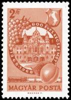 (1968-019) Марка Венгрия "Кечкемет"    600 лет городу Кечкемет III Θ