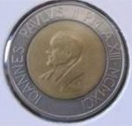 () Монета Ватикан 1991 год 500  ""   Биметалл  UNC