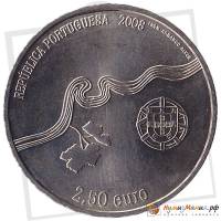 () Монета Португалия 2008 год 2,5 евро ""  Никель Медь-Никель  UNC