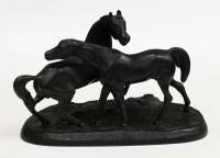 Чугунная скульптура Кони на воле (Малые), Касли 1936-41 гг. (состояние на фото)