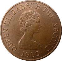 (№1983km55) Монета Джерси 1983 год 2 Pence (Немагнитный)