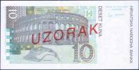(,) Банкнота Хорватия 2004 год 10 кун "Юрай Добрила"   UNC