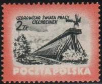 (1953-040) Марка Польша "Курорт 'Цехоцинек'"   Природные курорты II Θ