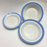 2 тарелки + салатник, ЗИК Конаково, СССР