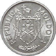 (№1993km3) Монета Молдова 1993 год 25 Bani