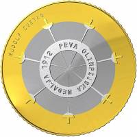 (№2012km109) Монета Словения 2012 год 3 Euro (С 100-летию первой Олимпийской медали Словении)