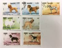 --  Набор марок Камбоджа 7 шт.  Гашёные , III Θ