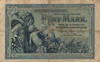 (№1904P-8b) Банкнота Германия 1904 год "5 Mark"