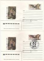 1991-172 Конверт ХМК с ОМ СССР Год русской культуры М.А. Врубель   2 шт ,  С гашением и без