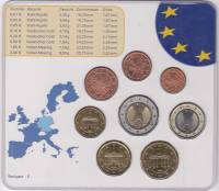 () Набор Германия (ФРГ) 2002 год ""   UNC