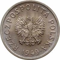 (№1949y42) Монета Польша 1949 год 10 Groszy