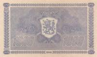 (1945 Litt A) Банкнота Финляндия 1945 год 1 000 марок    UNC