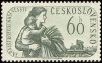 (1960-025) Марка Чехословакия "Женщина с ребёнком"   Парламентские выборы 1960 года III O