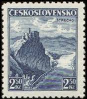 (1936-012) Марка Чехословакия "Стречно"    Ланшафты III Θ
