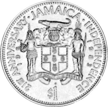 (1983) Монета Ямайка 1983 год 1 доллар &quot;Александр Бустаманте&quot;  Никель Медь-Никель  UNC