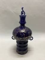 Графин штоф кобальт Возрождение 25 см