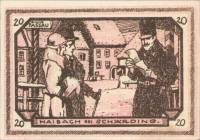 (№1920) Банкнота Австрия 1920 год "20 Heller"