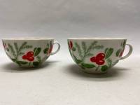 Чайные чашки ЛФЗ клюква 2 шт