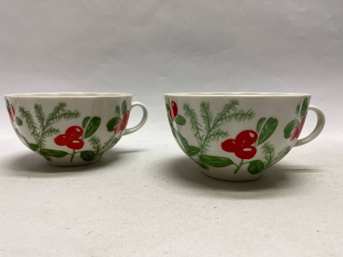 Чайные чашки ЛФЗ клюква 2 шт