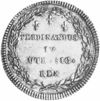 (№1800km32) Монета Италия 1800 год 1 Scudo (Фердинандо IV)