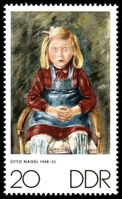 (1970-083) Марка Германия (ГДР) &quot;Портрет девочки&quot;    Неделя искусств II Θ