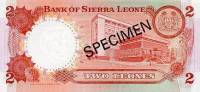 Банкнота Сьерра-Леоне 1978 год 2 леоне Сиака Стивенс   UNC