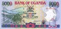 (,) Банкнота Уганда 1998 год 5 000 шиллингов    UNC